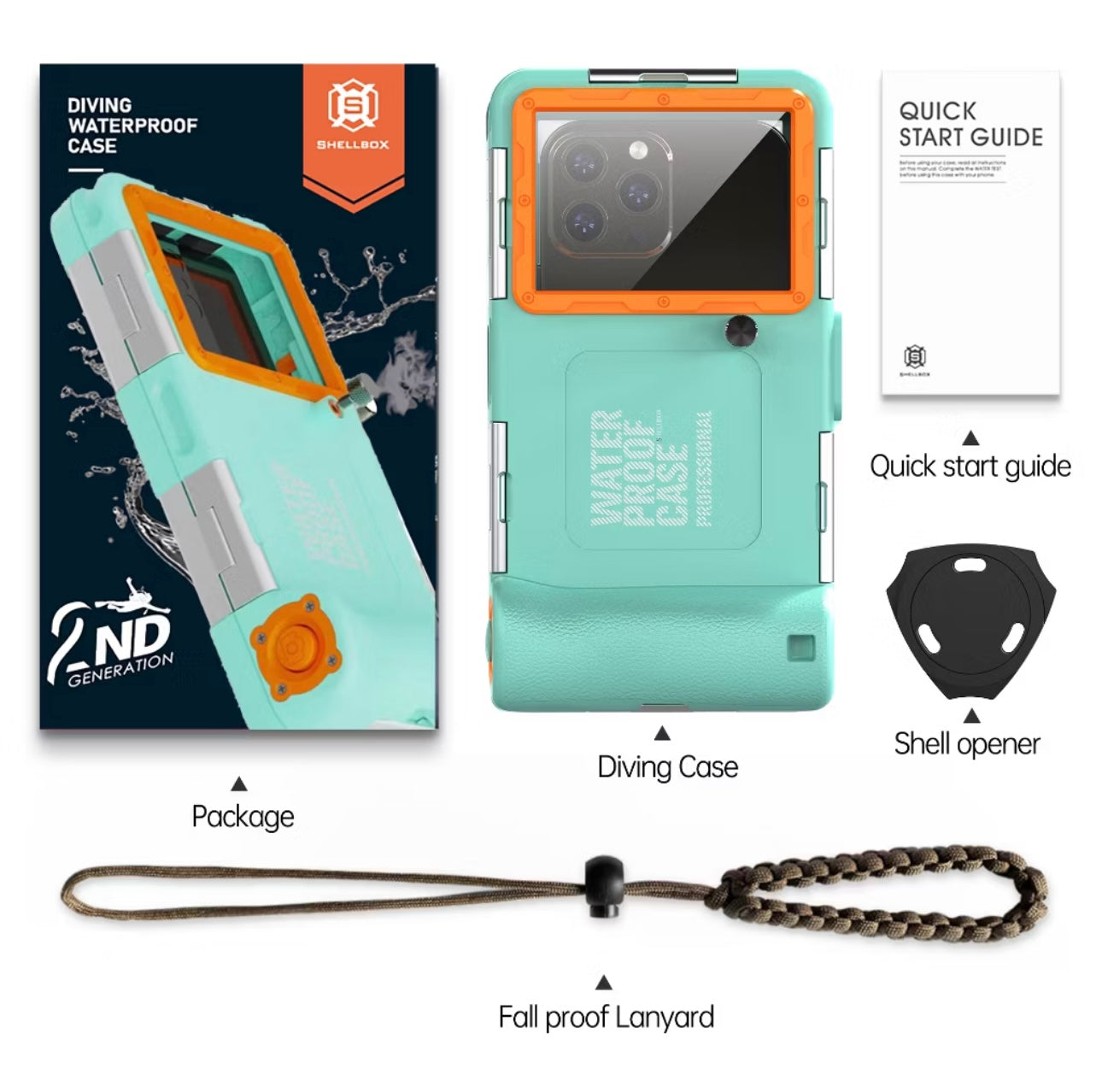 Professional Waterproof Underwater Snorkeling Phone Case